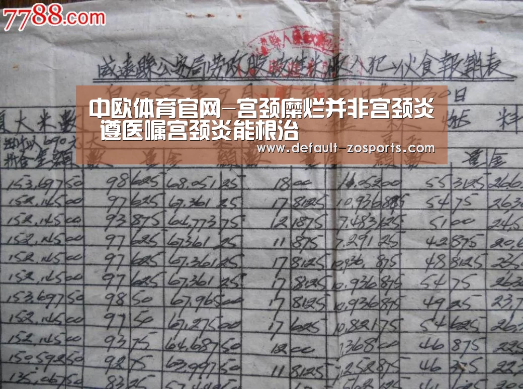中欧体育官网-宫颈糜烂并非宫颈炎 遵医嘱宫颈炎能根治(图1) 中欧体育平台